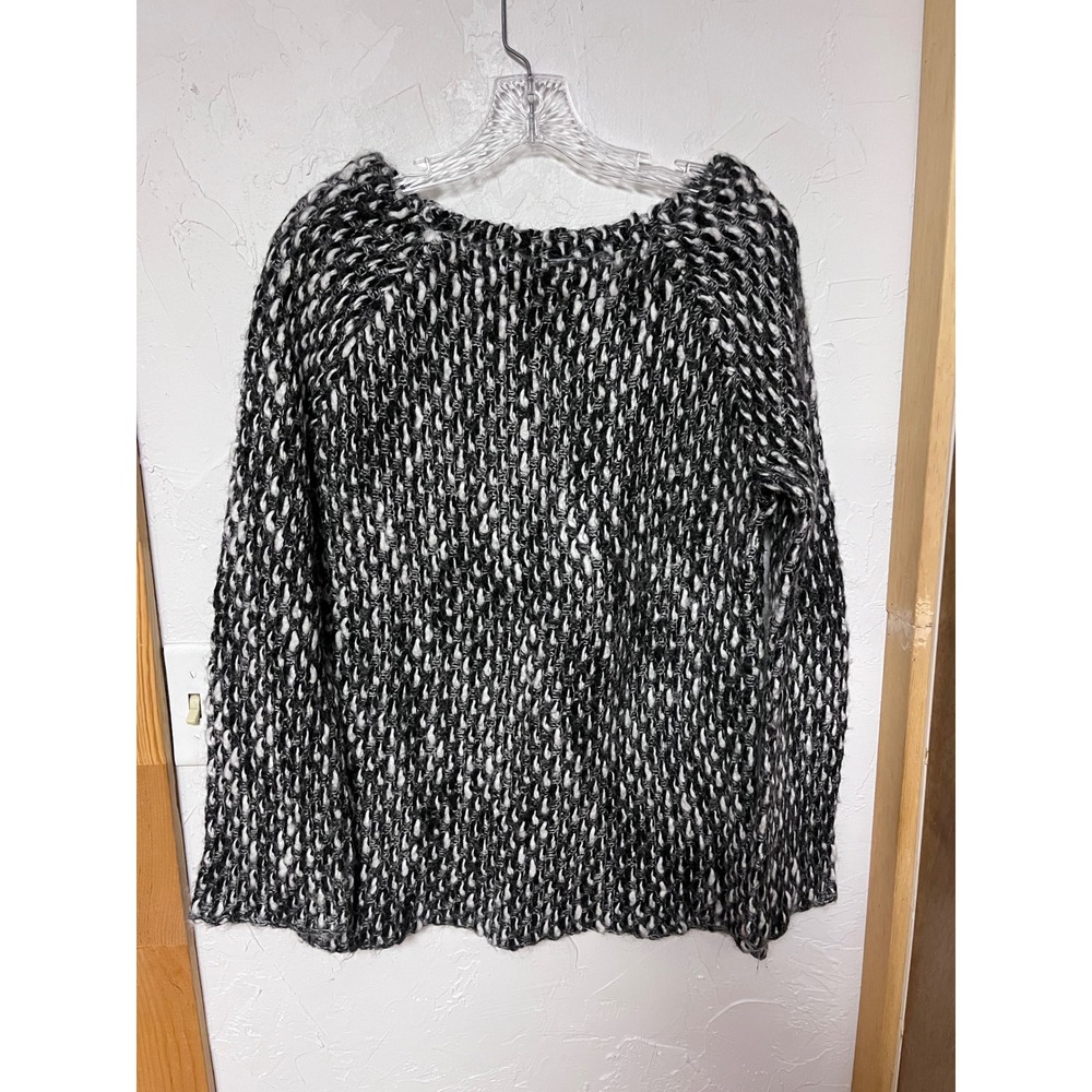 Gottardi Collection Black White Knit Sweater Italy Size M‎